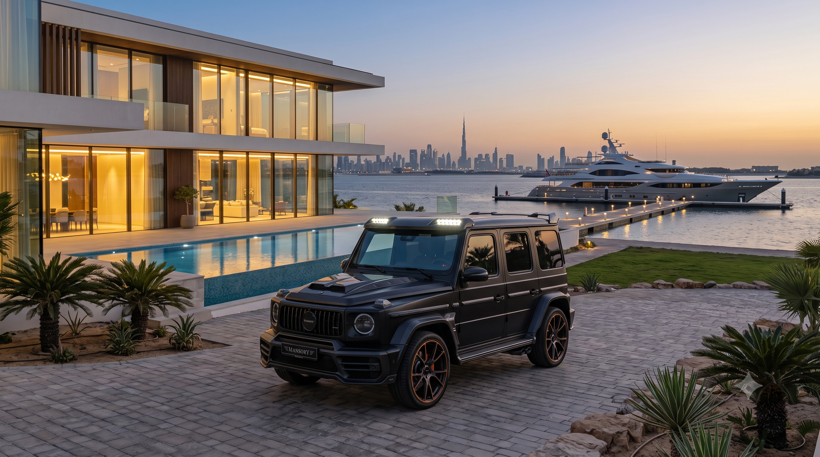 Luxury vehicle in Dubai